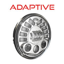 Adaptive2 LED Headlights JW Speaker 7" - Hardcore Cycles Inc