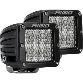 RIGID D-Series LED Light-Diffused -Pair -Surface Mount - Hardcore Cycles Inc